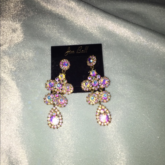 ☄️Jim Ball AB Stone Earrings - Picture 6 of 6